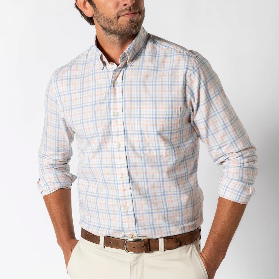 Duck Head Men's Long Sleeve Sport Shirt - Winston