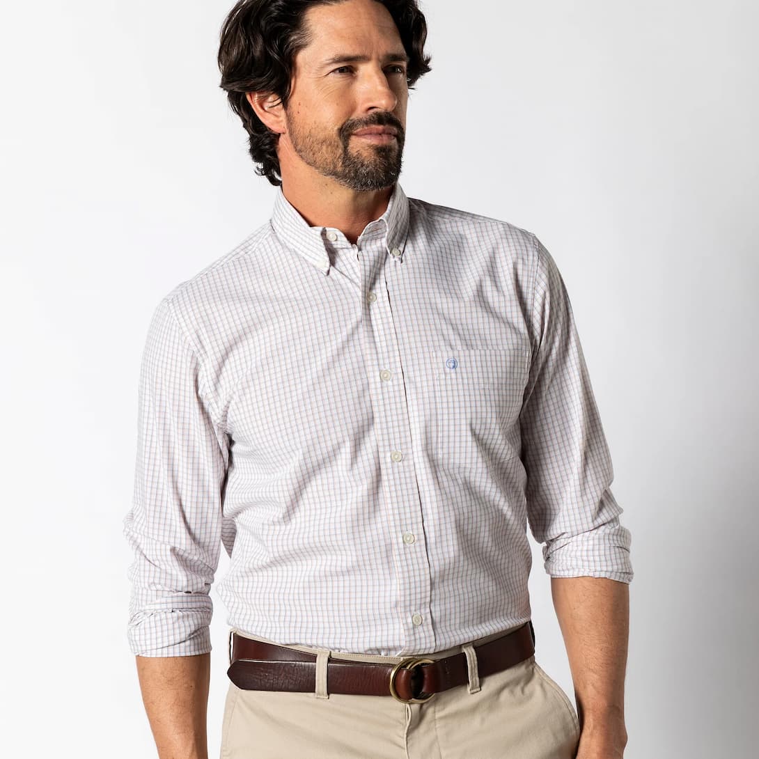 Duck Head Men's Long Sleeve Poplin Shirt - Casey